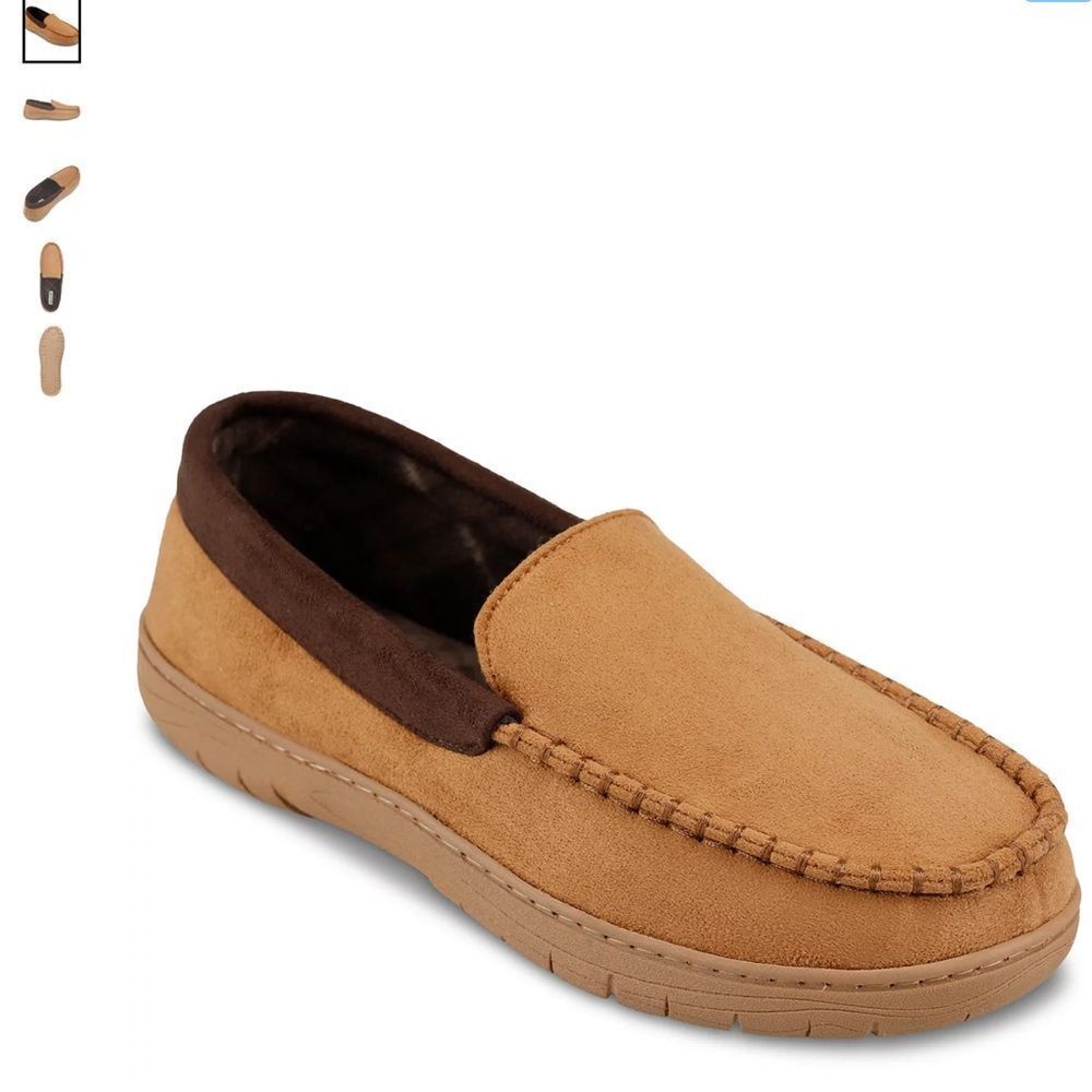 Haggar Men's Brown and Tan Loafers